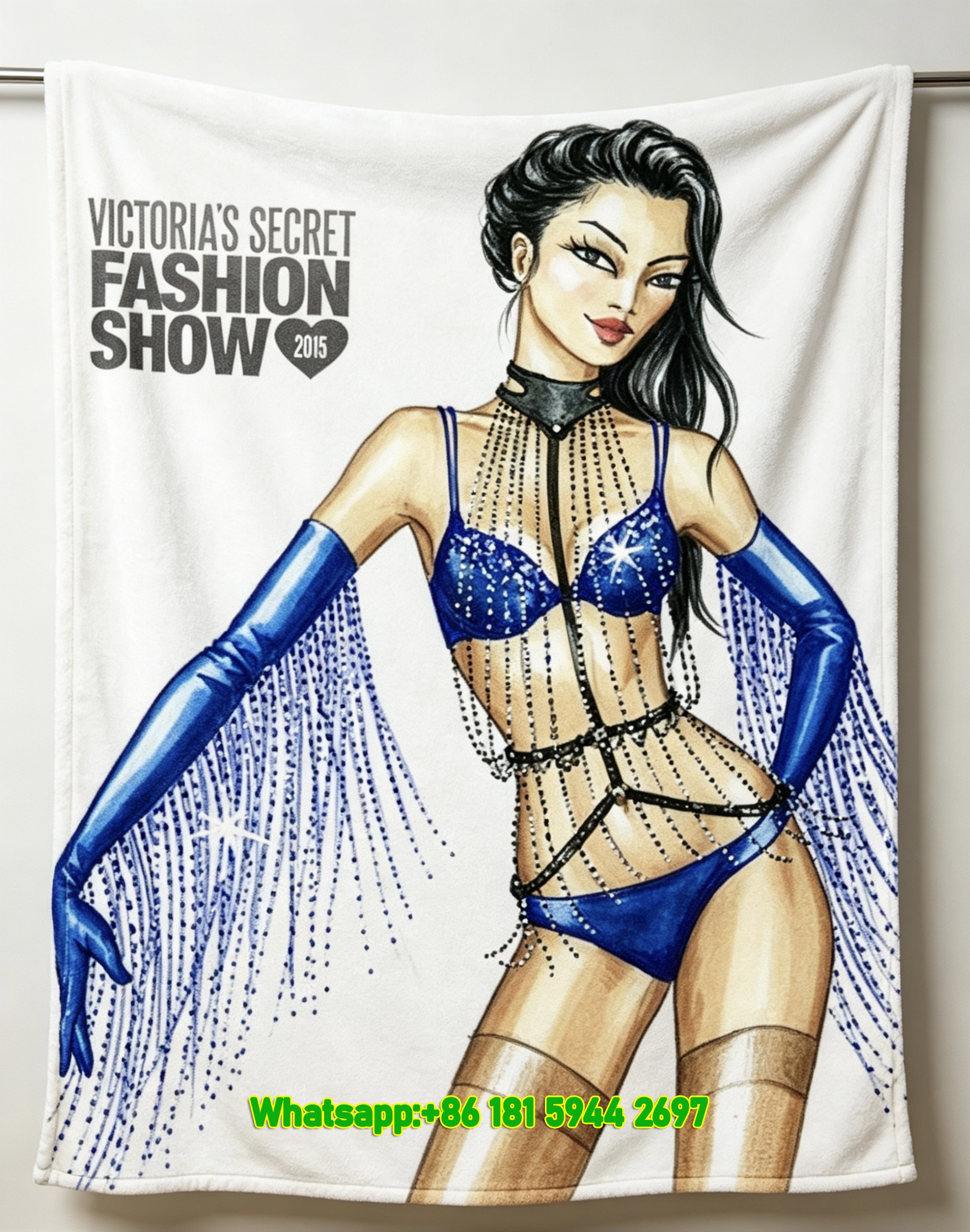 victorias secret vsfs 2012 flannel sofa throw blanket V186